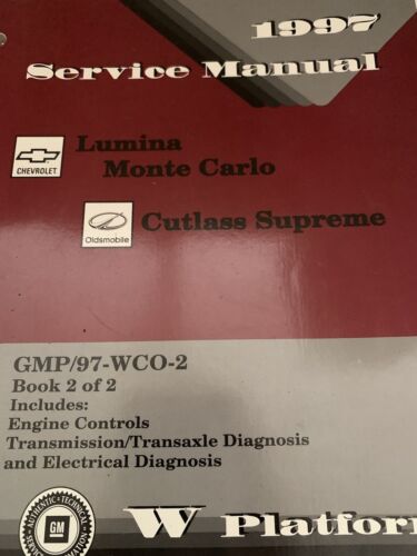 1997 Service Manuals Lumina Monte Carlo and Cutless Supreme Books 1 & 2 - Imagen 3 de 6