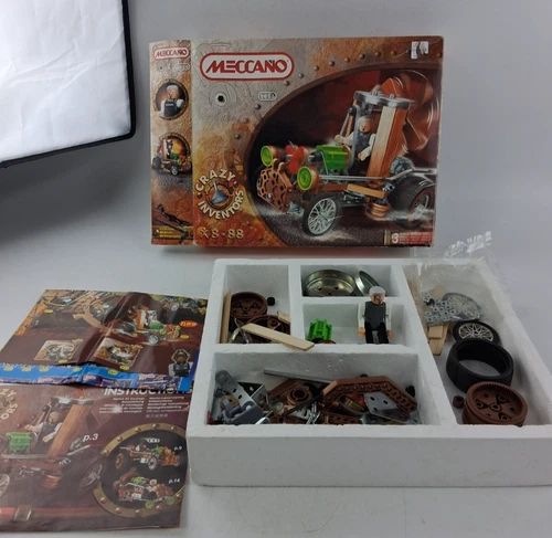 Meccano Crazy Inventors 5650 set - with instruction leaflet  Not checked