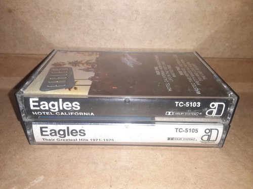 Eagles~Hotel California & Their Greatest Hits 1971-1975 On Cassette - Imagen 4 de 4