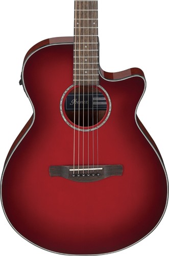 AEG51-TRH Ibanez AEG 6-Str Transparente Red Sunburst - Imagen 2 de 12