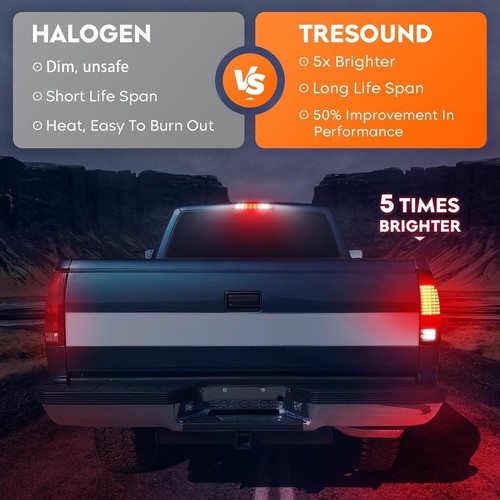 Tail Light + 3rd Third Brake Cargo Lamp for Ford F250 F350 F450 F550 Super Duty - Foto 3 di 6