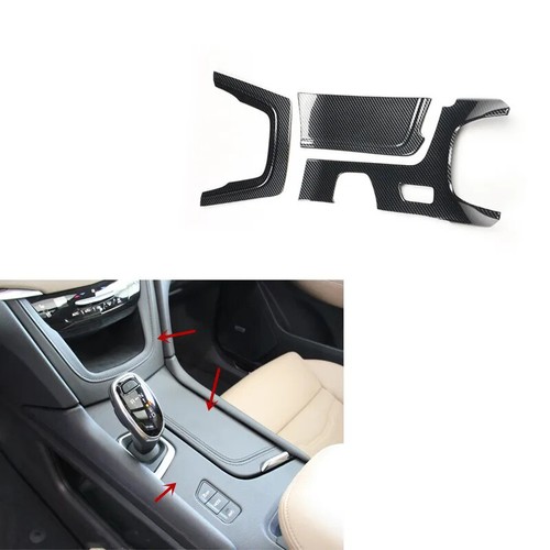 For Cadillac XT5 2016-2024 Plastic Carbon Fiber Console Gear Door Trims Stickers - Bild 14 von 34