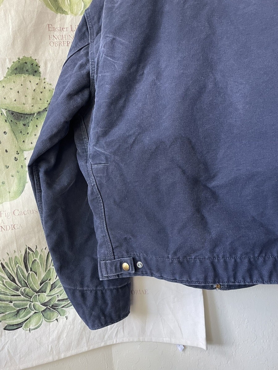 RARER Size M Carhartt Detroit Jacket J97 DPB Deep Blue RARER Size M Carhartt Detroit Jacket J97 DPB Deep Blue