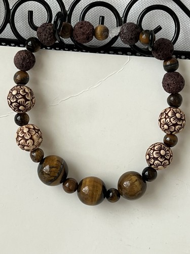 Tiger eye Bracelet Boldness Diffuser Father’s Day Grandparents Day Graduation - Picture 5 of 6
