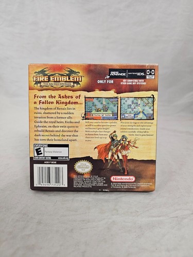 Fire Emblem Sacred Stones (Nintendo Gameboy Advance GBA) Complete In Box CIB - Picture 2 of 12