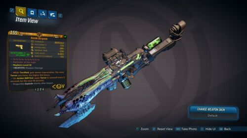 Borderlands 3 armi moddate livello 1 MH10 PS4/PS5/XBOX/X/S/PC/ - Foto 9 di 87