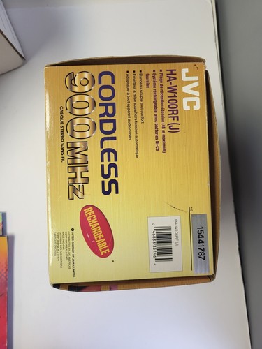 JVC HA-W100RF Cordless 900MHz Stereo Headphones Rechargable NOS Vintage 1998 - Picture 7 of 12