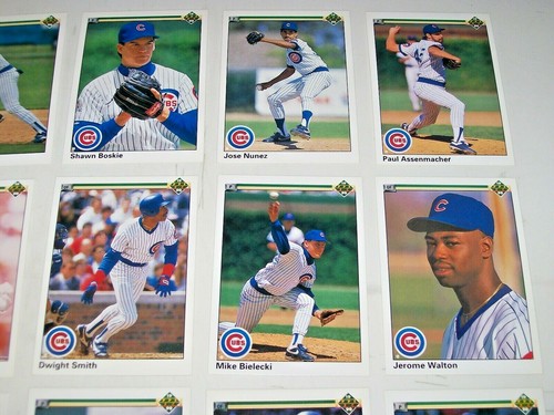 1990 Upper Deck & High Chicago Cubs Team Set of 35 Sandberg Maddux Dawson Grace - Bild 3 von 6
