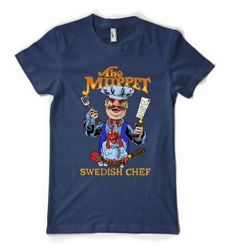 The Muppet Swedish Chef Funny Puppet Cook Personalised Unisex Adult T Shirt - Picture 6 of 20