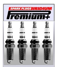 4x Zündkerze Iridium Premium+ für Citroen Peugeot Renault - max.100.000 km