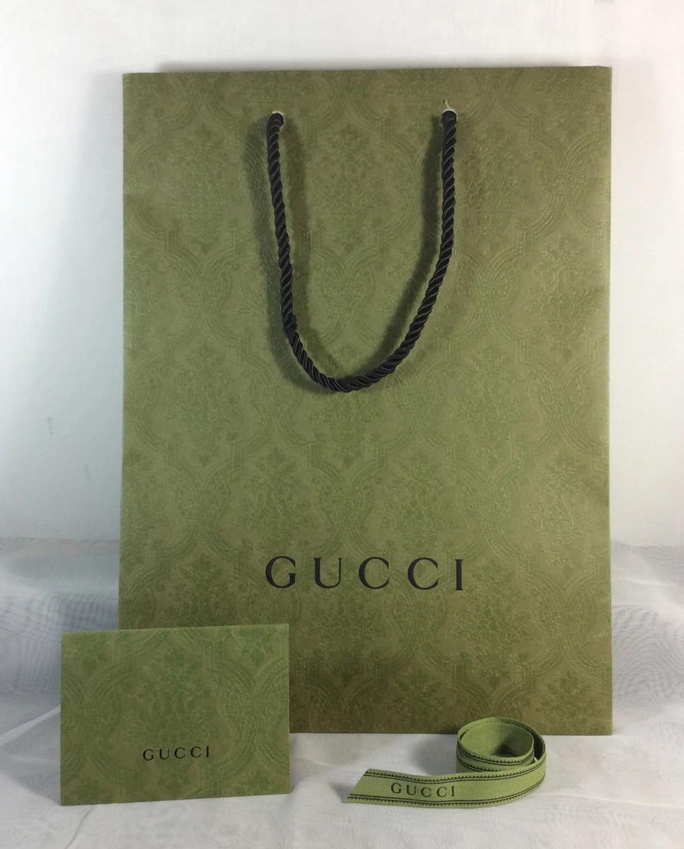 GUCCI Limited Edition Gift Bag Tote 13.75x10.25x5.5 💚NEW 💚FREE  SHIPPING💚