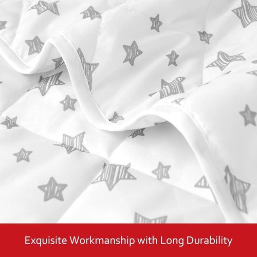 Toddler Comforter Breathable Crib Comforter Quilted Blanket 39"x47" Multi-Color - Picture 10 of 30