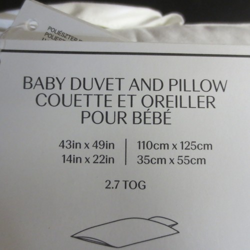 H&M BABY BETTDECKE & KISSEN SET - WEISS - Bild 2 von 2