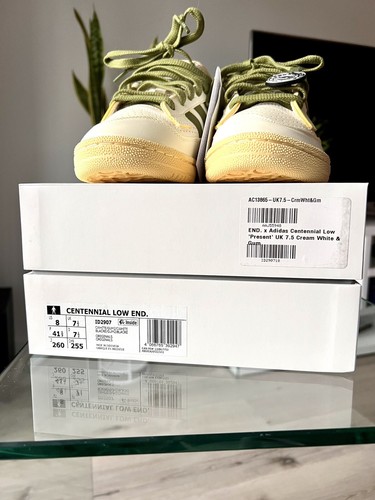END X Adi Centennial LO Cream Green Size 8.5 Men’s Shoes Consortium Cup ID2907 - Picture 20 of 20
