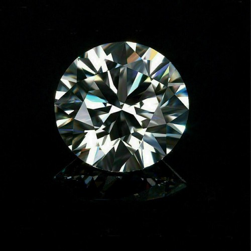 Synthetic Diamond Cut D Color Moissanite Loose VVS1 1 MM CERTIFIED Gemstone - Picture 7 of 14