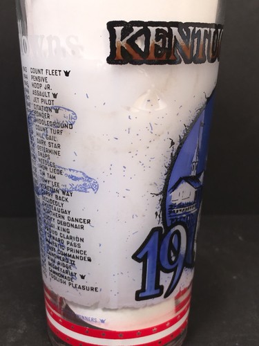 KENTUCKY DERBY GLASS 1976 EUC Churchill Downs Collectible - Picture 4 of 6