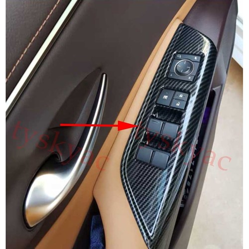 For Lexus ES350 ES300h 2019-22 Car Rear Armrest Box Frame Cover Trim Accessories - Picture 2 of 7