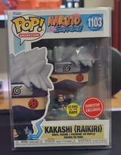 Funko Pop Kakashi (Raikiri) #1103 Naruto Shippuden Glows Dark Gamestop Exclusive
