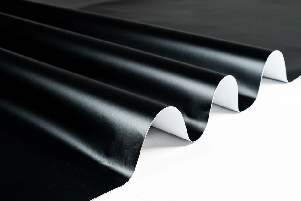 Premium Auto Schwarzmatt Klebe Folie Blasenfrei Matt Selbstklebend Extra Breit - Bild 2 von 4