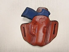 Braids holsters brown pancake Owb belt holster, choose gun, & hand orientation