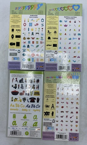 Cricut Cartridges Scrapbook Mixed Lot of 4 Suburbia Sentimentals Rock Wall Decor - Picture 2 of 8