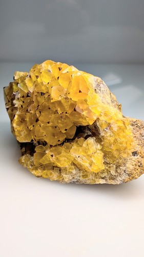 Rare Beautiful Fluorite OKORUS Mine Namibia Mineral Pikachu JAPAN - Picture 3 of 8