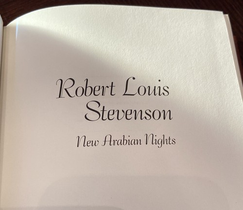 Robert Louis Stevenson NEW ARABIAN NIGHTS Franklin Library 1979 Leather Pristine - Picture 3 of 5