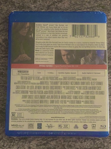 Even Money (Blu-ray, MVD Visual, 2006 Crime Drama) BRAND NEW / FACTORY SEALED - Picture 2 of 2