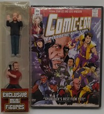2012 COMIC CON EPISODE IV A FAN'S HOPE DVD Joss Whedon & Morgan Spurlock Figures