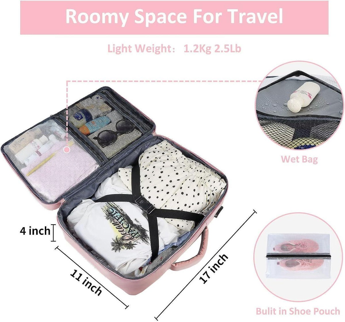 Travel Backpack for Women, Carry On Backpack with USB 
