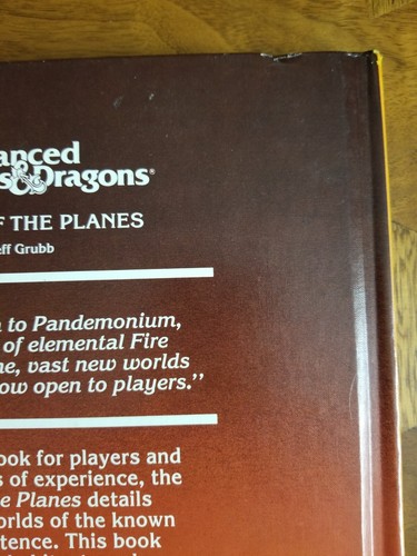 AD&D 1st Edition Manual of the Planes - Dungeon Masters and Players Guide TSR - Picture 14 of 20