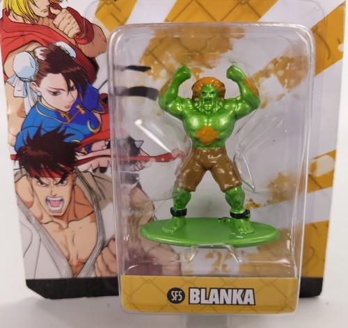 Figura Capcom Street Fighter Metalfigs Blanka Nano 100 % Die-Cast Toy SF5 - Imagen 2 de 3