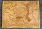 Laser engraved Erilea world map from the Thorne of Glass series written by