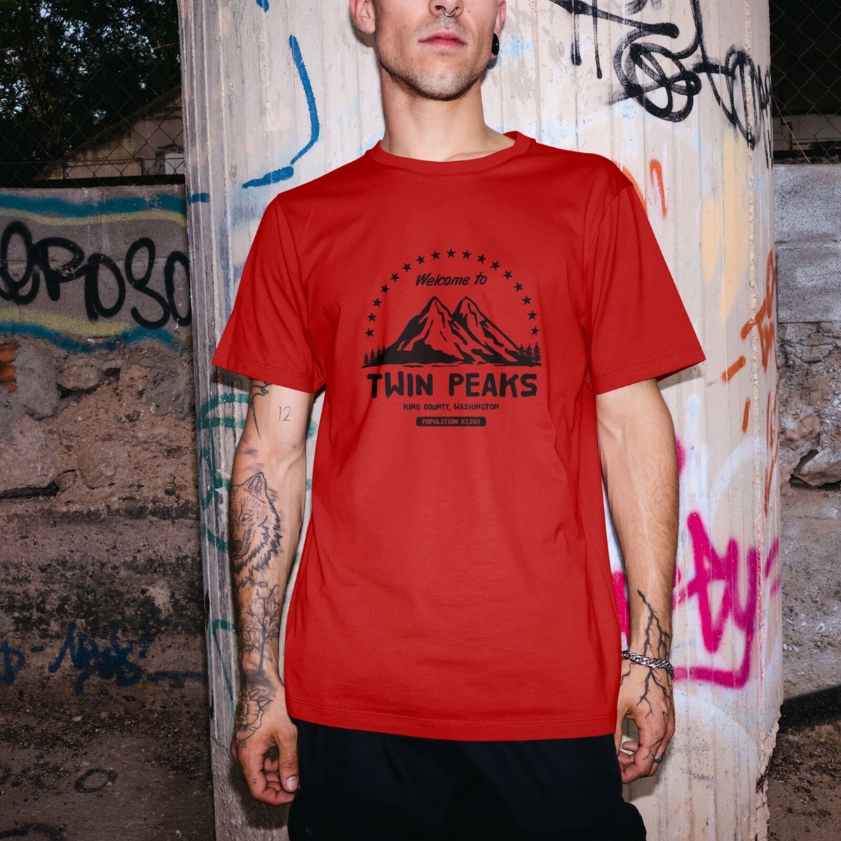 David Lynch オフィシャルTシャツ twin peaks Directed By David Lynch Shirt, Twin Peaks Fire Walk With Me