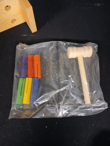 Vintage Rare Tootsietoy Pounding Bench - 1990 Wooden Hammer 4010 NEW - Picture 7 of 21