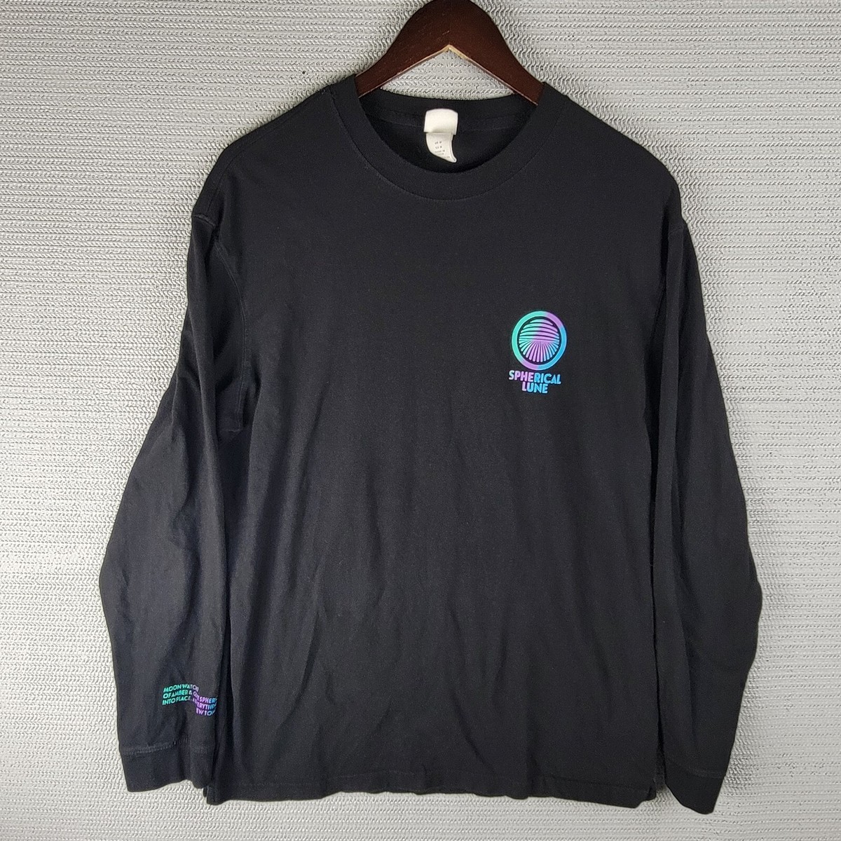トップス MOON TREE PLANET - long T black MOON TREE PLANET - T shirt black | MOON TREE PLANET