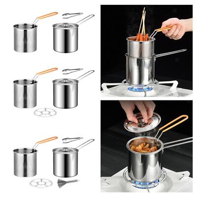 Mehrzweck Friteuse Topf Japanischer Tempura Bratentopf für Zuhause Trockenfische