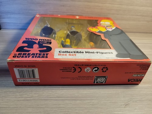 Simpsons 25th Anniversary 6 Piece Collectible Mini Figures Box Set Guest Stars!  - Picture 8 of 8