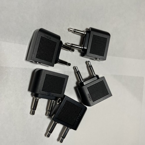 LOT 5 NEW Original SONY Adaptor Plug For airplane (In Flight Use) For HEADSET  - Picture 1 of 2
