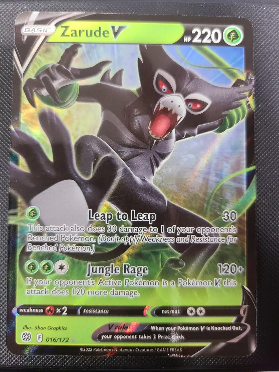 Zarude V - Brilliant Stars Pokémon card 016/172