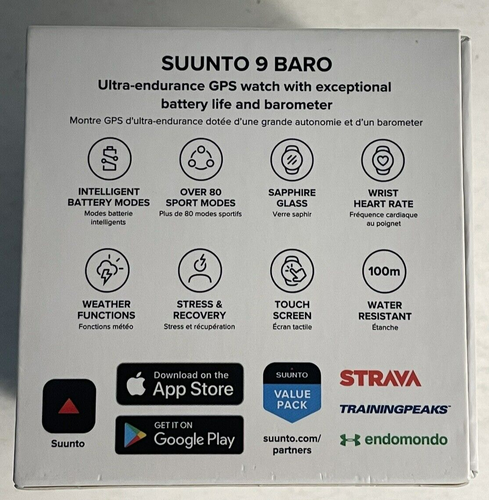 Reloj GPS Ultra Resistencia SUUNTO 9 BARO Gen 1 Edición Limitada LIME - Nuevo Caja Abierta - Imagen 6 de 9