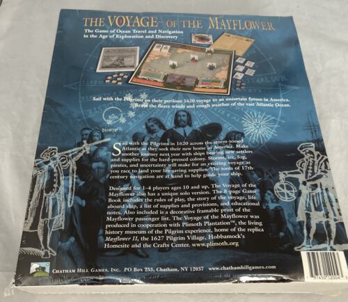 The Voyage of the Mayflower Ocean Adventure Game Ages 10+ New - Picture 3 of 6