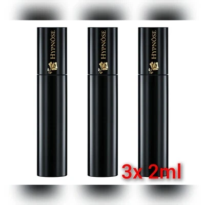 Lancom Hypnose Mascara Noir Hypnotic 3x 2ml Sample Travel Size NEW