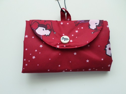 RADLEY - RADLEY JOKER - DARK RED FOLDAWAY TOTE / SHOULDER SHOPPER BAG - RRP £16 - Picture 4 of 8
