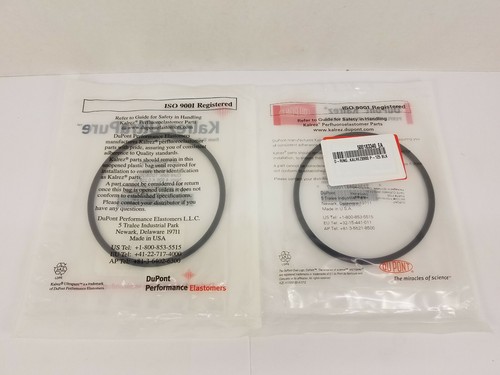 (2) DuPont Kalrez UltraPure K# P125 JIS P O-Ring Compound 8900 (124.60 x 5.70mm) - Picture 5 of 6