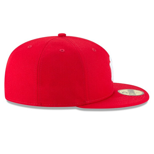 New Era New York Yankees 5950 scharlachrote Passform Mütze MLB League Basic rote Kappe - Bild 5 von 7