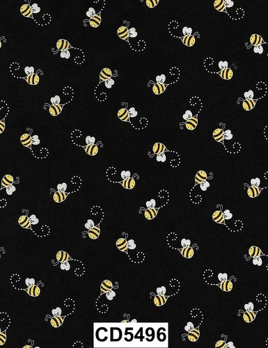 TT Bees 100% digital cotton fabric by the yard 36 x 44 CD5496 Sunflowers - Picture 7 of 7
