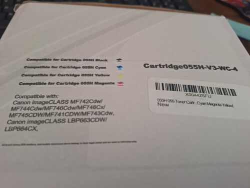 Four Pack Toner for Canon Image Class Printer Color - Picture 3 of 4