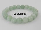 Bracelet (10mm)- 7.5" Natural Jade Stretch