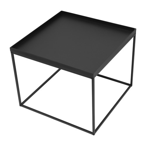 24" Square Table Metal Frame Table Portable Office Side End Table Camping Table - Picture 9 of 14